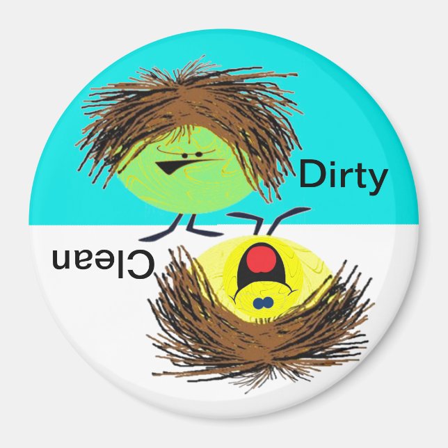 Dirty or clean dishwasher magnet (Front)