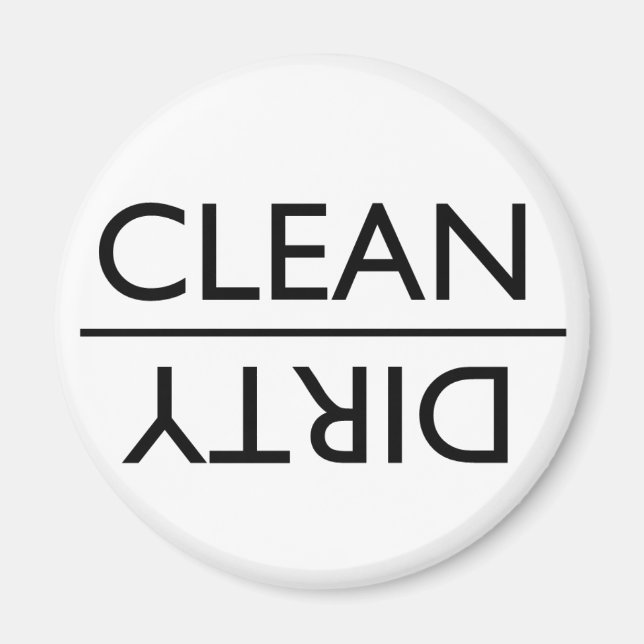 Dirty or Clean Dishwasher Magnet (new) (Front)