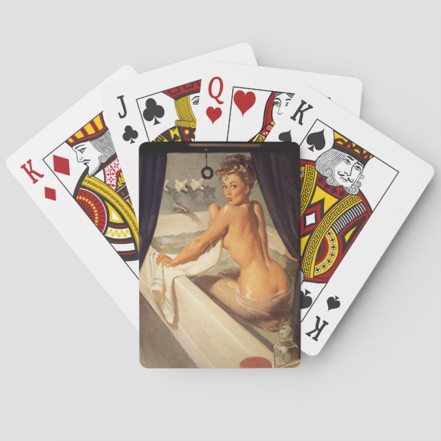 Dirty Pin Up Playing Cards (Back)