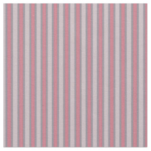 Dirty Pink, Warm Gray and Lavender Gray stripes Fabric