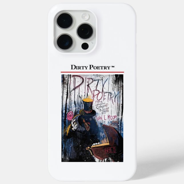 DIRTY POETRY IPhone Pro 15 Case (Back)