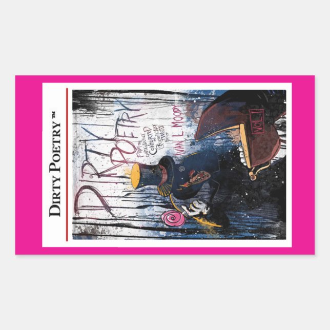 DIRTY POETRY Sticker (Front)