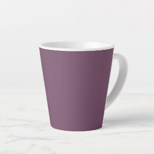 Dirty Purple (solid colour)  Latte Mug