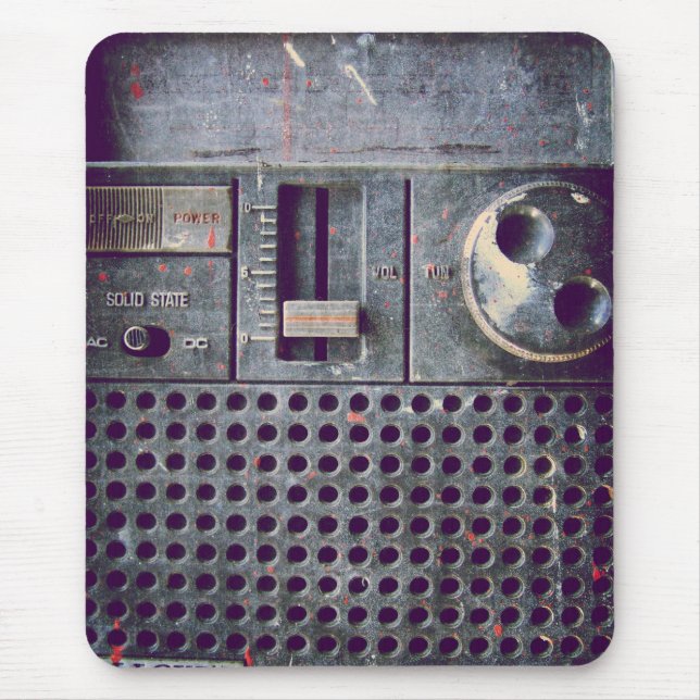Dirty radio mouse mat (Front)