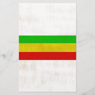 Dirty Rasta Stripes Stationery