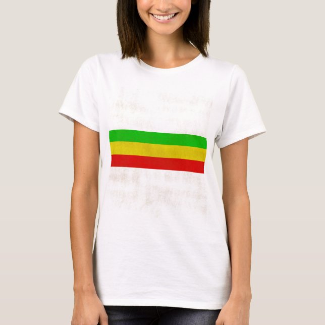 Dirty Rasta Stripes T-Shirt (Front)