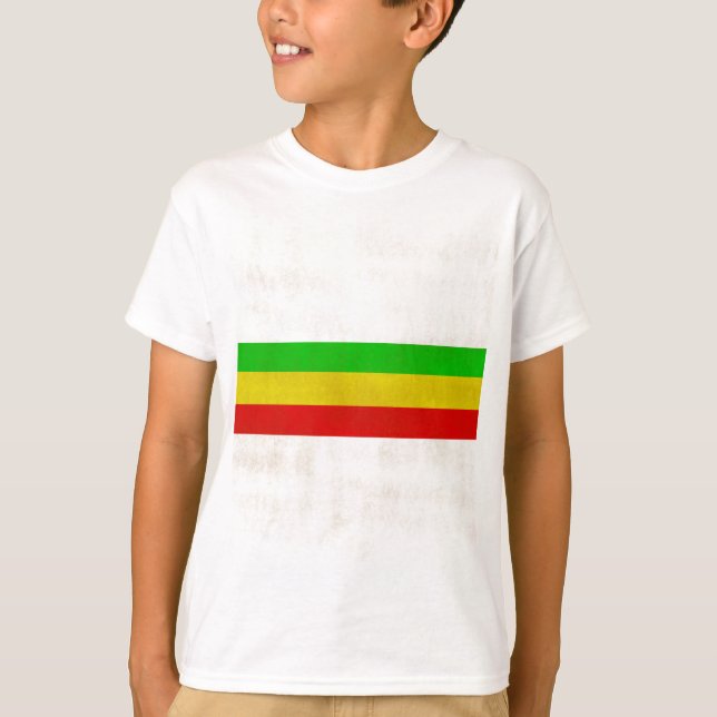Dirty Rasta Stripes T-Shirt (Front)