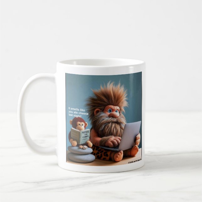 Dirty Richard the caveman and Paul Coffee Mug (Left)
