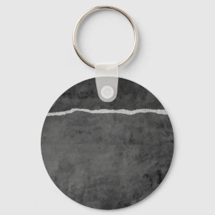 Dirty ripped paper key ring