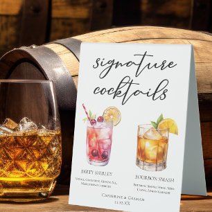 Dirty Shirley Bourbon Smash Signature Cocktails