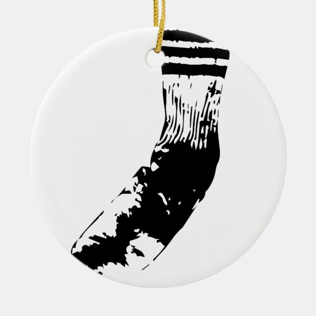 Dirty Socks Ceramic Tree Decoration (Front)