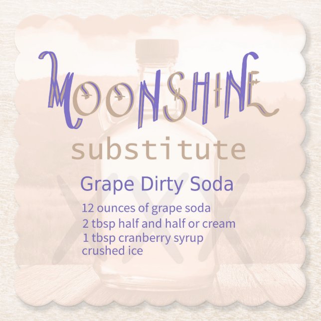 Dirty Soda Grape Coaster (Front)