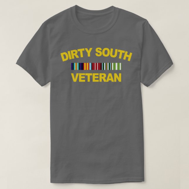 Dirty South Veteran T-Shirt (Design Front)