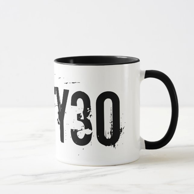 Dirty Thirty 30th Birthday Mug (Right)