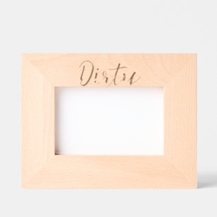 Dirty thirty orange white simple retro birthday ad etched frames