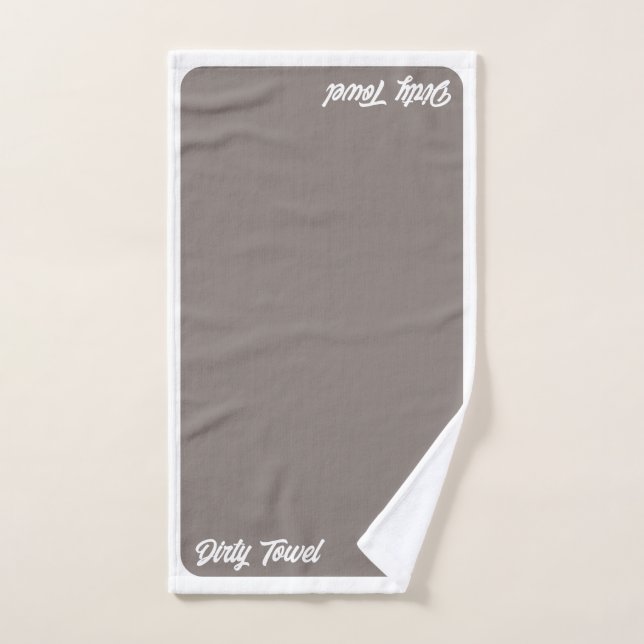 "Dirty Towel" Kitchen Towel (Hand Towel)