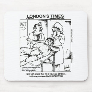 Dirty Underwear & Hospitals Funny Gifts & Tees Mouse Mat