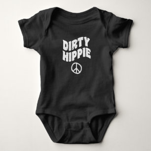 Dirty Vintage Hippie Baby Bodysuit