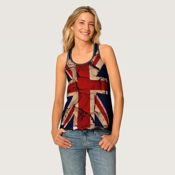 Women's Union Jack Tank Tops | Zazzle.co.uk