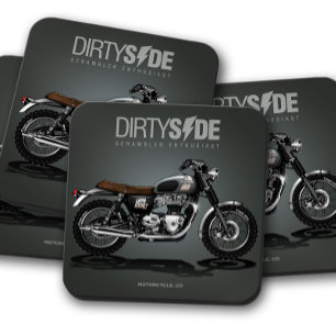 Dirtyside Motorcycle Coaster Motorcycle Coaster