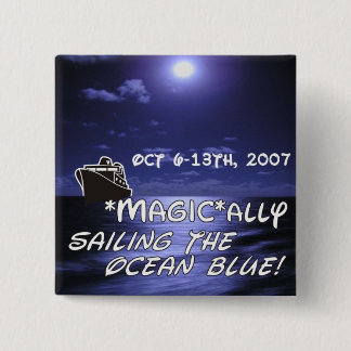 dis boards pin15-Can customise! 15 Cm Square Badge