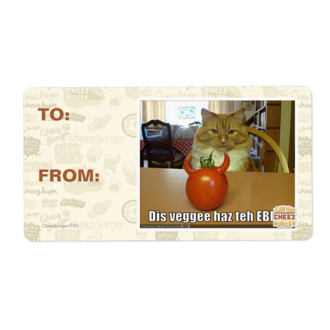 Dis veggee haz the EBIL (Front)
