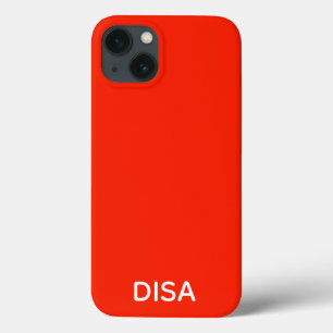 Disa Red colour name Case-Mate iPhone Case
