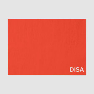 Disa Red colour name Tissue Paper