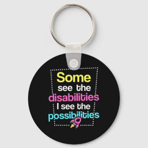 Disabilities  Disabilities Awareness Key Ring