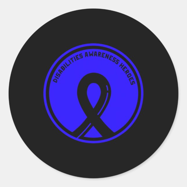 Disabilities I See The Possibilities Occupational  Classic Round Sticker (Front)