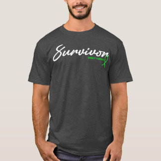 Disability Awareness Survivor Glitter Ribbon Hope T-Shirt
