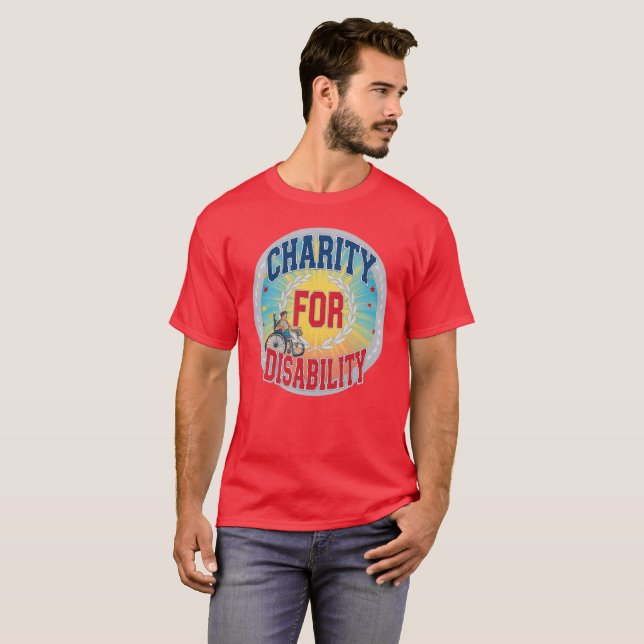 Disability Charity Awareness T-Shirt (Front Full)
