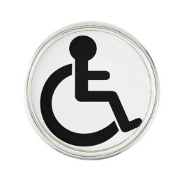 Disability Disabled Symbol Lapel Pin