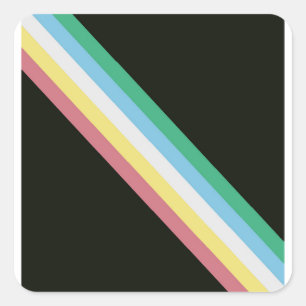 Disability Flag For Disability Pride Square Sticker