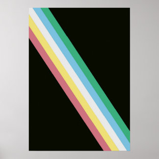 Disability Flag Poster For Disability Pride