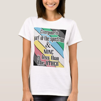 disability pride everyone part of the spectrum T-Shirt