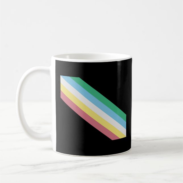 Disability Pride Flag  Coffee Mug (Left)