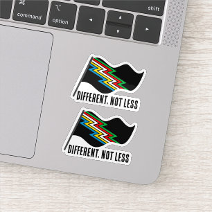 Disability Pride Flag Different Not Less