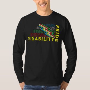 Disability Pride Flag July Supporter Disabled Prid T-Shirt