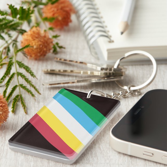 Disability Pride Key Ring (Front Right)