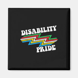 Disability Pride Month Awareness Disability Flag D Magnet