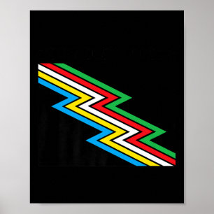 Disability Pride Month Awareness Disability Flag D Poster