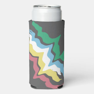 Disability Pride Month Of July Awareness Colors Seltzer Can Cooler