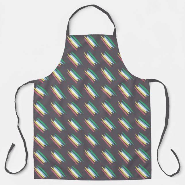 Disability Pride Month Of July Awareness Colours Apron (Front)