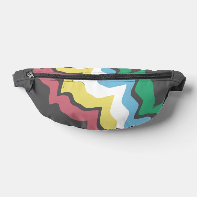 Disability Pride Month Of July Awareness Colours Bum Bags (Lay Down)