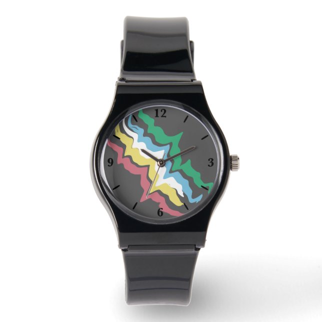 Disability Pride Month Of July Awareness Colours Watch (Front)
