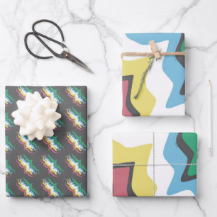 Disability Pride Month Of July Awareness Colours Wrapping Paper Sheet