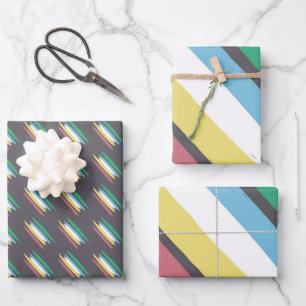 Disability Pride Month Of July Awareness Colours Wrapping Paper Sheet