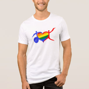 Disability Pride T-Shirt Tri-Blend Shirt