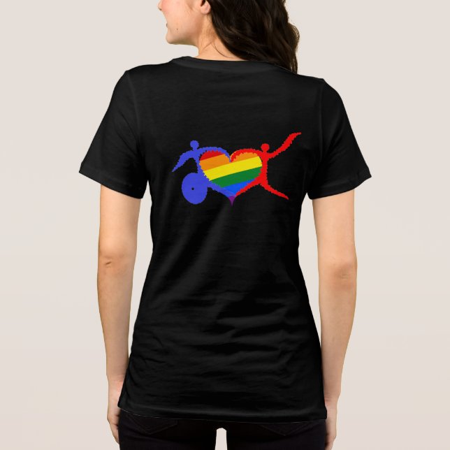 Disability Pride Tri-Blend Shirt (Back)
